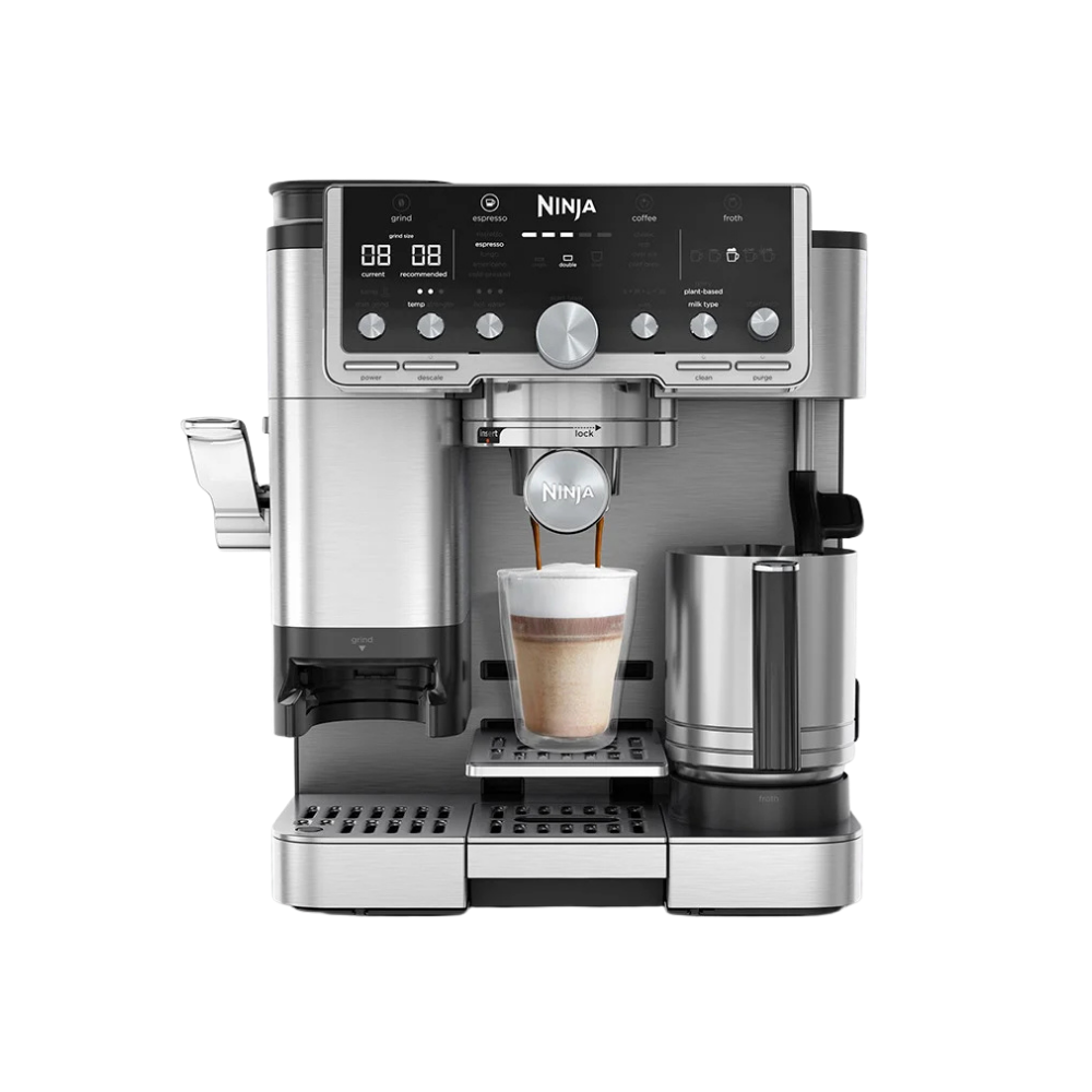 NINJA Machine Café 2 en 1 avec broyeur et mousseur ES501EU
