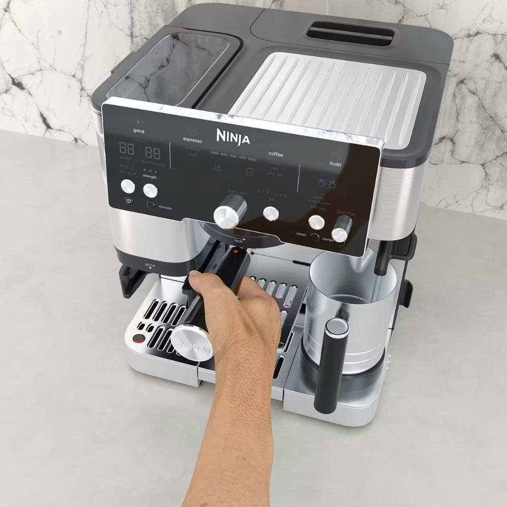 NINJA Machine Café 2 en 1 avec broyeur et mousseur ES501EU