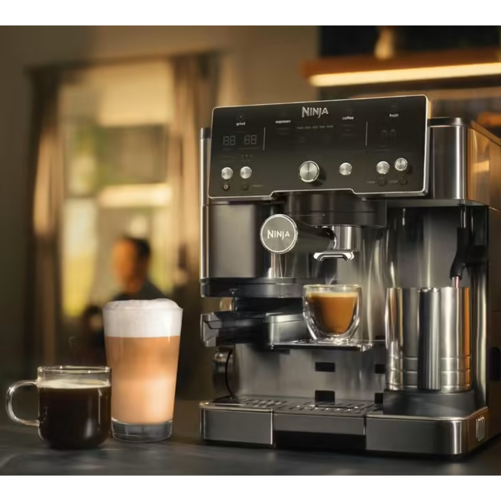 NINJA Machine Café 2 en 1 avec broyeur et mousseur ES501EU