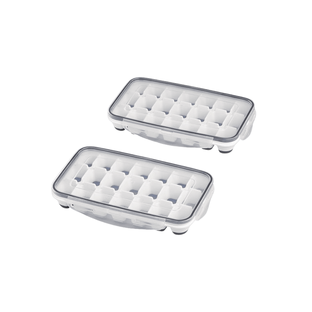 Lot de 2 moules à glaçons (21 cubes x 2)
