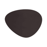 Set de Table (forme Ovale) 45x35cm CUIR ANTHRACITE