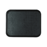 Plateau Snack / Manutention en Polypro NOIR (incassable) 45,7*35,7cm