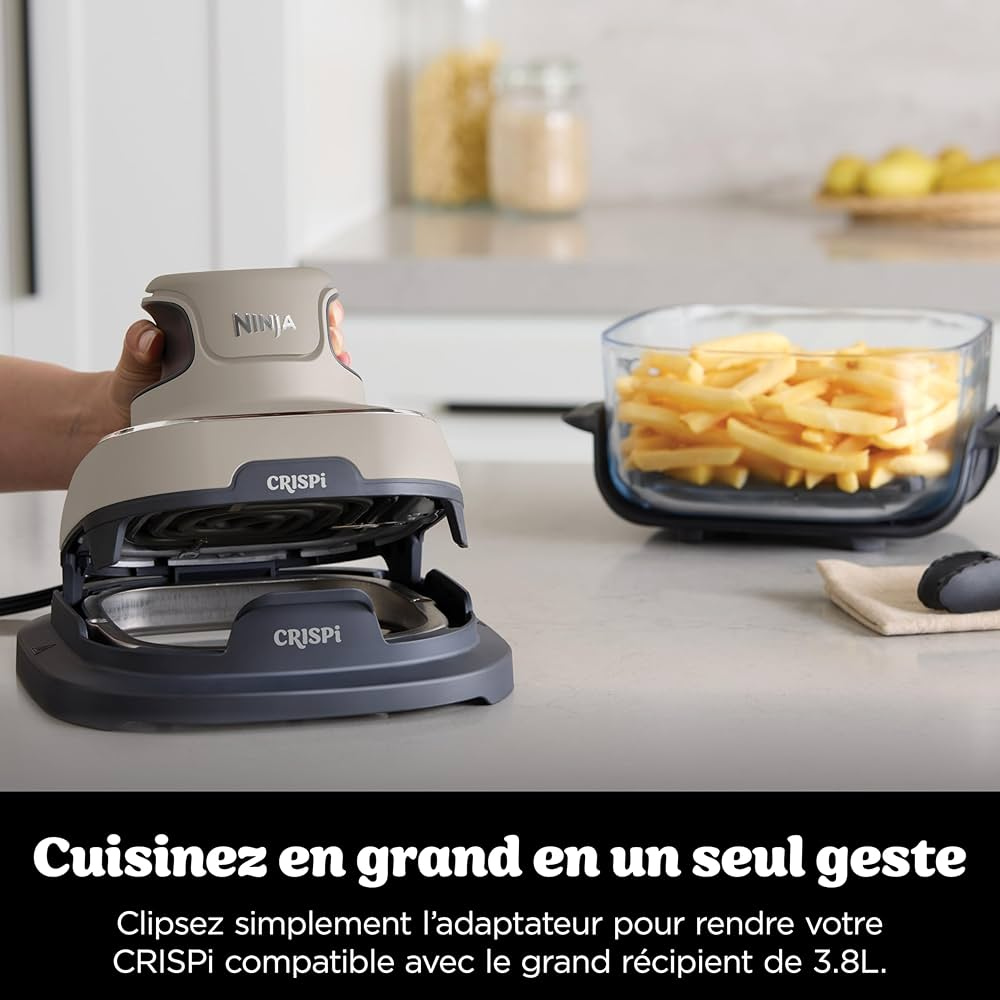 NINJA Airfryer Gris 2 bols 3,8L et 1,4L