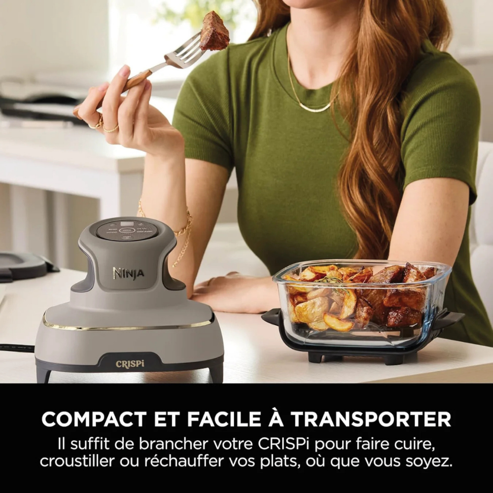 NINJA Airfryer Gris 2 bols 3,8L et 1,4L