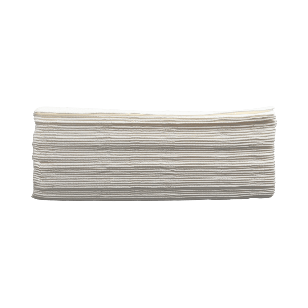 Paquet de 50 SERVIETTES PAPIERS 20X20cm (BLANC)